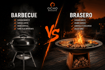 Quelles différences entre un barbecue et un brasero ?