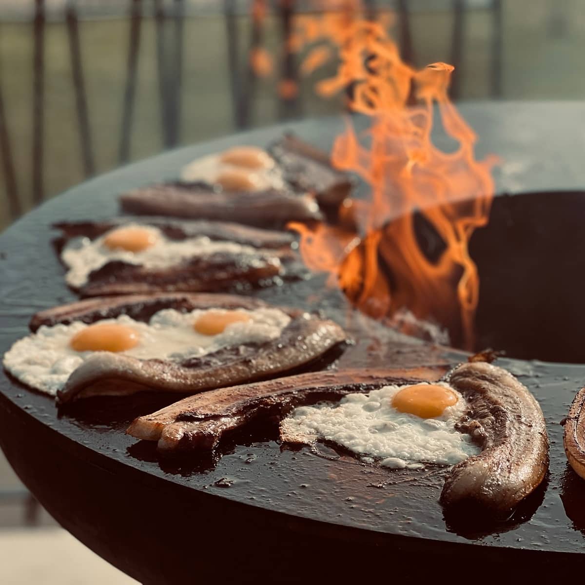 cuisson sur un brasero Ocho