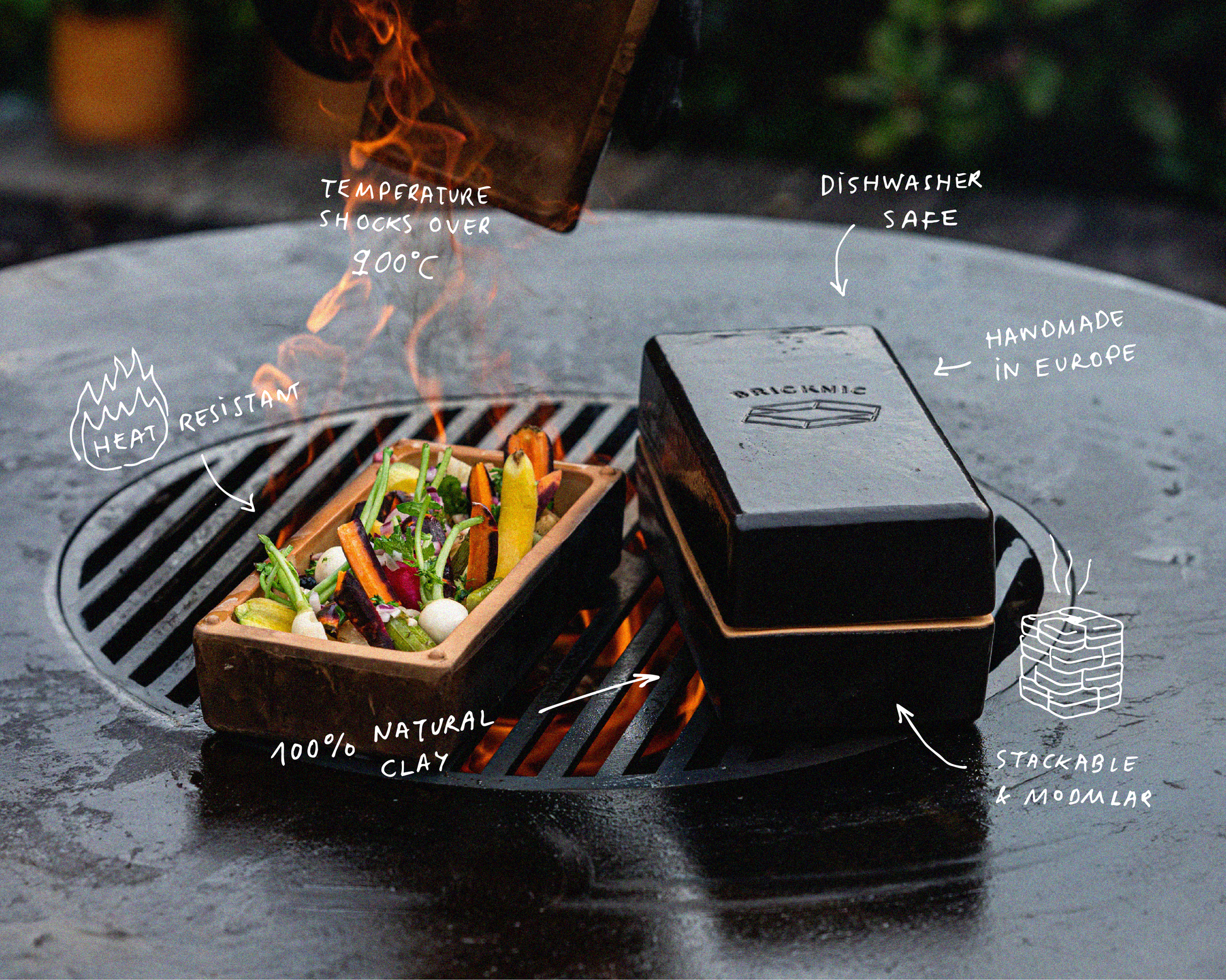 Brique de cuisson Bricknic