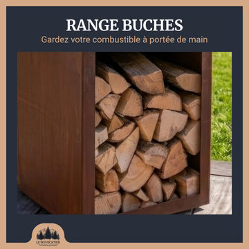 range bûches pour braseros de la gamme provençale