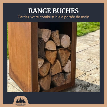 Range-bûches pour braseros de la gamme provençale